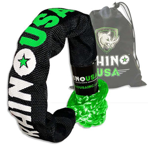 Rhino USA SFTSHACK-12-GRN-1 Synthetic Soft Shackle Green