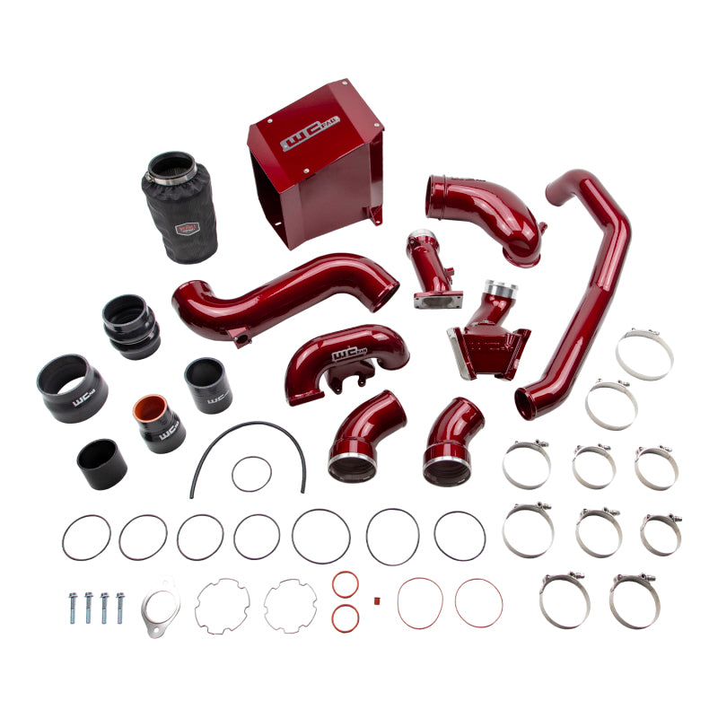 Wehrli WCF100437-BS 06-07 fits Chevrolet Duramax 6.6L LBZ Stage 2 High Flow Intake Bundle Kit - Bengal Silver