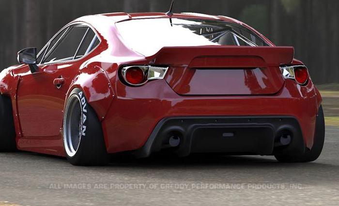 GReddy 17010240 13+ fits Scion FR-S Version 3 Greddy X Rocket Bunny 86 Aero Rear