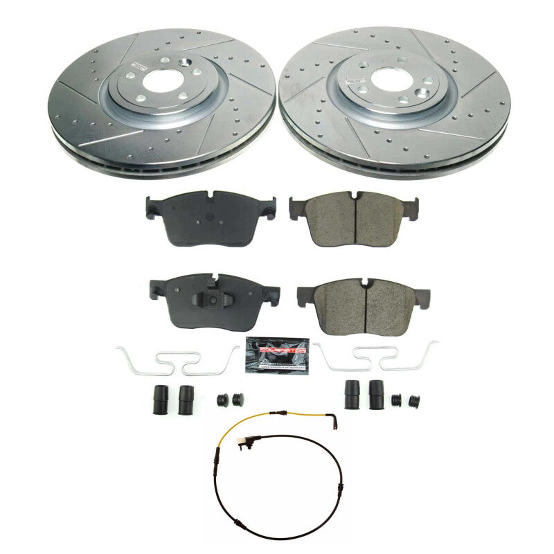 Power Stop K8212 fits Land Rover Range Rover Velar Front Z23 Evolution Brake Kit