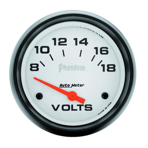 AutoMeter 5891 Autometer Phantom 2-5/8in 8-18V SSE Voltmeter