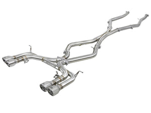 AFE 49-36342-P orce-Xp 3.5in. 304 SS C/B Exhaust w/o Muffler 15-18 fits BMW X5