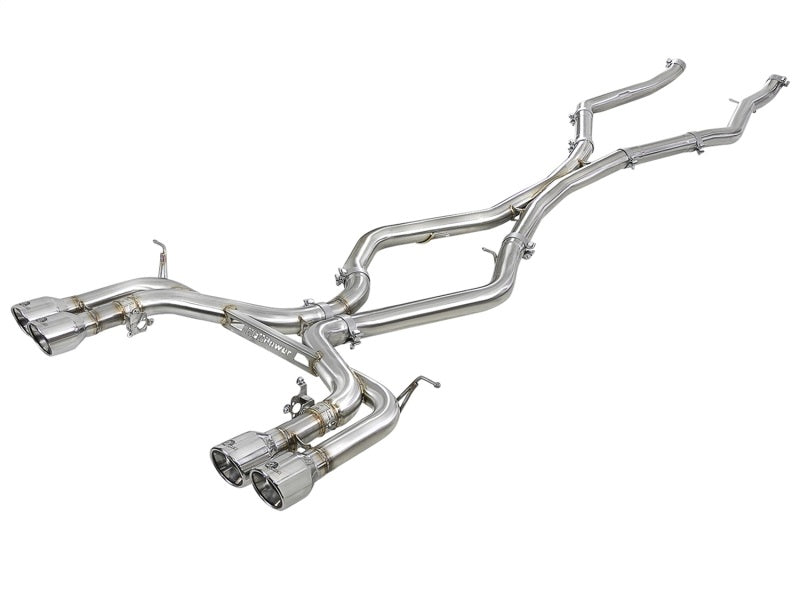 AFE 49-36342-P orce-Xp 3.5in. 304 SS C/B Exhaust w/o Muffler 15-18 fits BMW X5