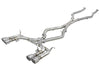 AFE 49-36342-P orce-Xp 3.5in. 304 SS C/B Exhaust w/o Muffler 15-18 fits BMW X5