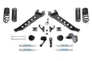 Fabtech K3180 19-22 Ram 2500 4WD 5in Radius Arm Kit w/Perf Shks