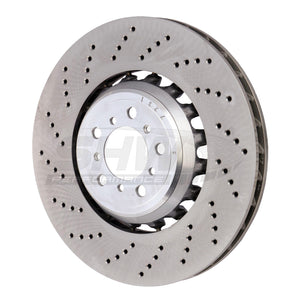 SHW Performance BFL48251 SHW 19-21 fits BMW M2 Competition 3.0L w/o Ceramic Brakes Left Front Drilled LW Brake Rotor (34118072017)