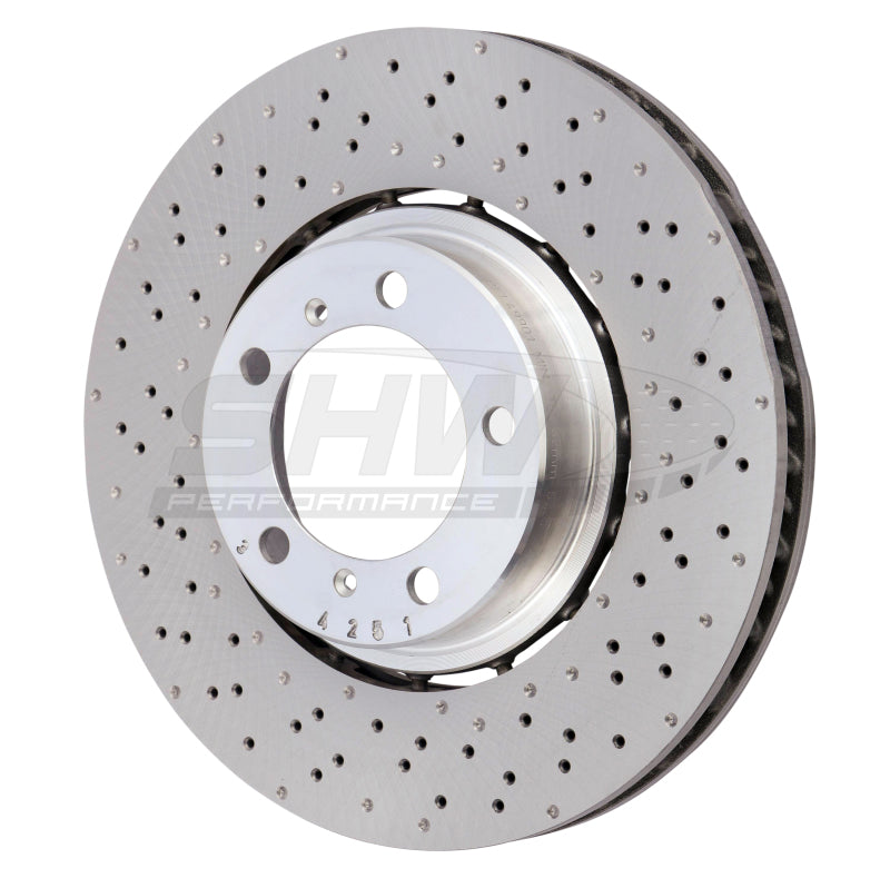 SHW Performance PFL49901 fits Porsche 911 Carrera GTS Ceramic Brake L-F Rotor