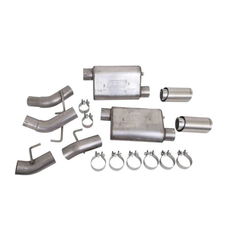 BBK  41065 Vari-Tune Axle Back Exhaust Kit 2 Adjustable Performance Mufflers 2-3