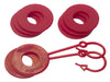 Daystar KU70060RE Red D Ring fits Isolator w/Lock Washer Kit