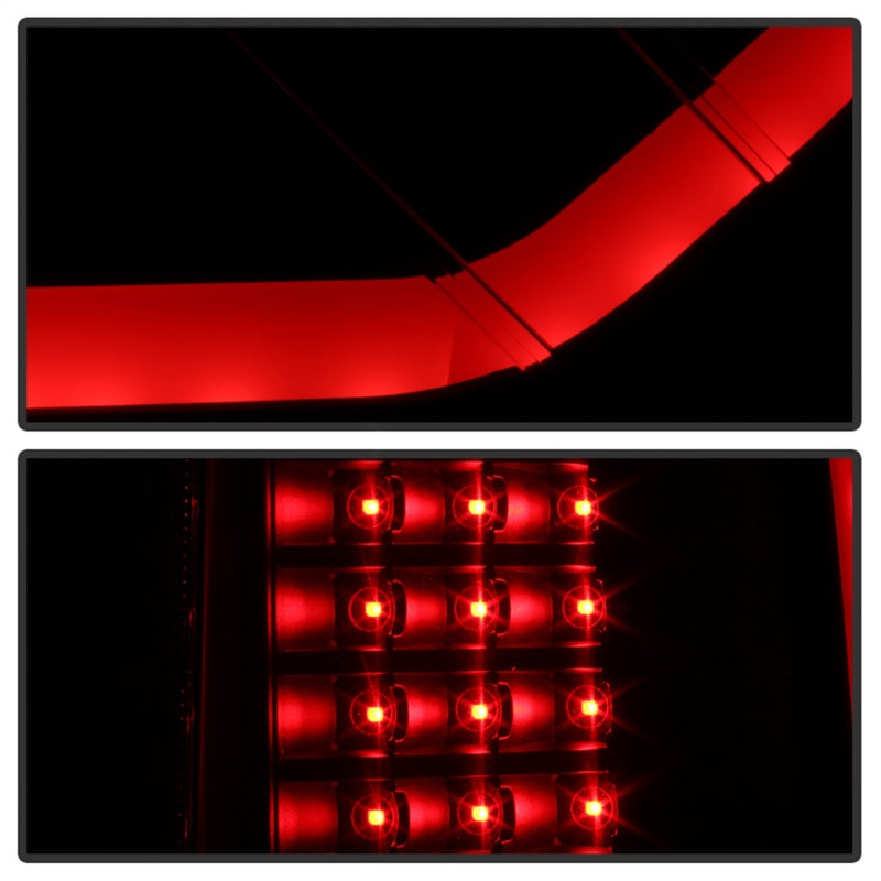 xTune 9042195 09-14 fits Ford F-150 Light Bar LED Tail Lights - Black Smoke (AL