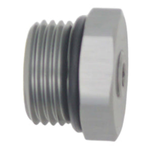 DeatschWerks 6-02-0732 10AN ORB Male Plug Fitting with 1/8in NPT Gauge Port - A