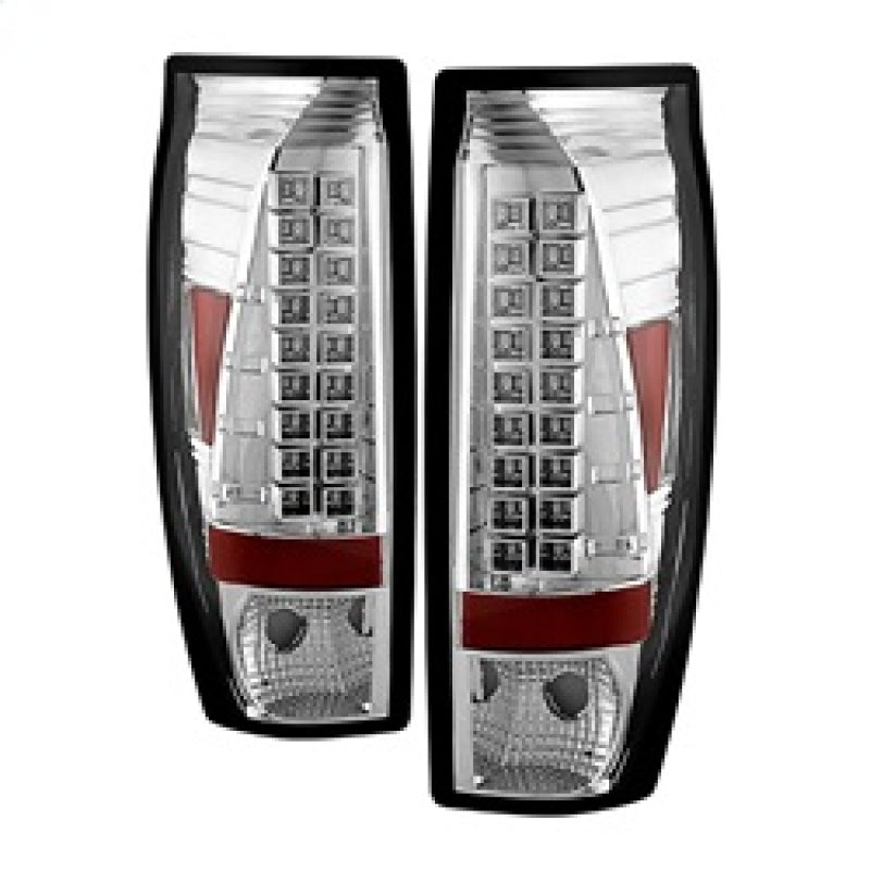 Spyder 5001078 fits Chevy 02-06 Avalanche LED Tail Lights Chrome ALT-YD-CAV02-L