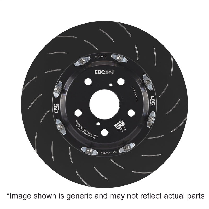 EBC Racing 88-24 Nissan Z (RZ34) Performance 3.0TT Front 355mm 2 Pc Rotor Replacement (Pair)