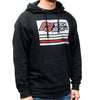 RockJock RJ-713000-YXS Hoodie Sweatshirt w/ Distressed Logo Black Youth XS Print on Front