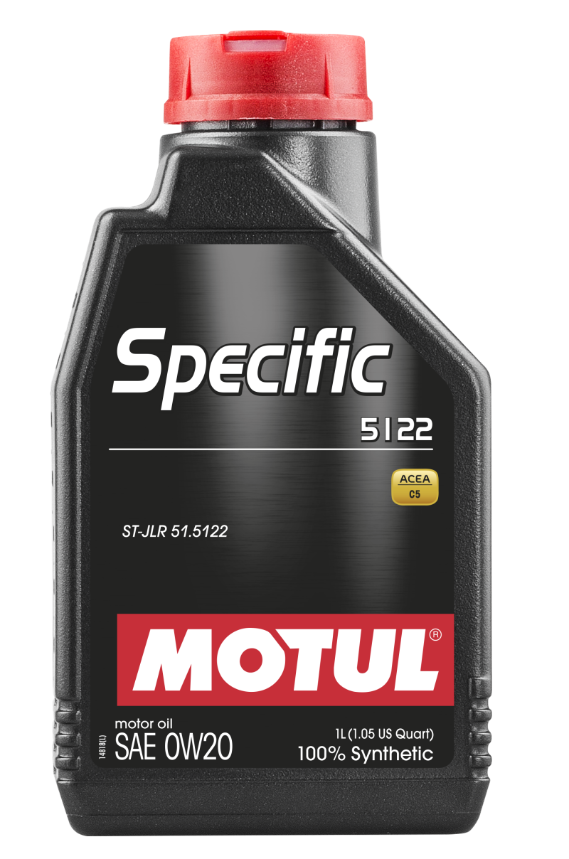 Motul 107304 1L OEM Synthetic Engine Oil ACEA A1/B1 Specific 5122 0W20