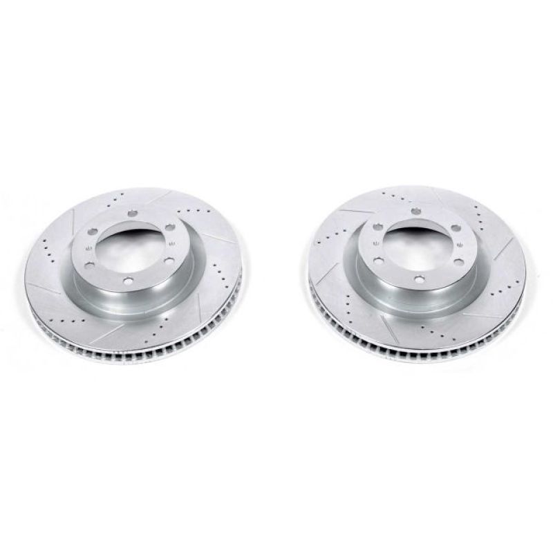 PowerStop fits Lexus 10-19 GX460 Front Evolution Drilled & Slotted Rotors - Pair