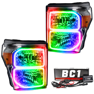 ORACLE Lighting 8158-335 Oracle 11-16 fits Ford F250/350 LED HL - ColorSHIFT w/ BC1 Controller