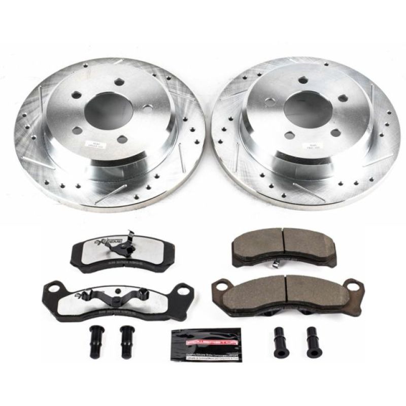 PowerStop K3021-26 1993 fits Ford Mustang Front Z26 Street Warrior Brake Kit