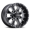 Kansei G77-27040-47 G77 Mamba 12x7in / 4x101.6 BP / -47mm Offset / 68mm Bore - Satin Black Wheel