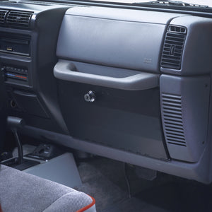 Tuffy Products 049-01 Tuffy fits Jeep Wrangler Tj/Lj Black Glove Box W/ Keyed Lock