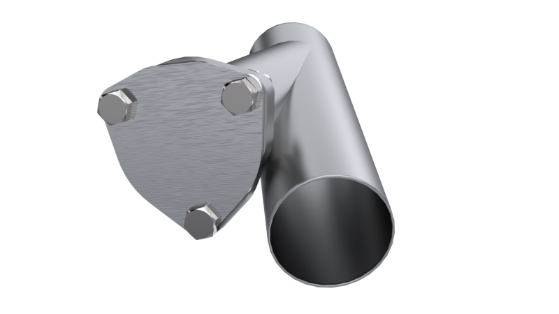 QTP 10250 2.5in Weld-On QTEC Exhaust Cutout Y-Pipe