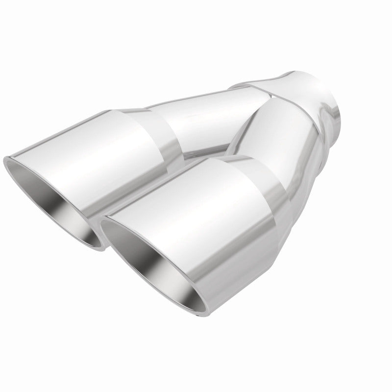 MagnaFlow 35226 Double Wall 3in Dual Round Polished Tip 2.25in Inlet
