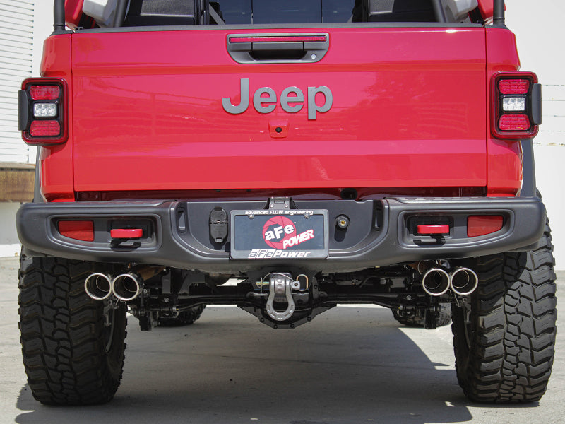 AFE 49-38084-P  Series 3in-2-1/2in 304 SS Cat-Back 2020 fits Jeep Gladiator (JT