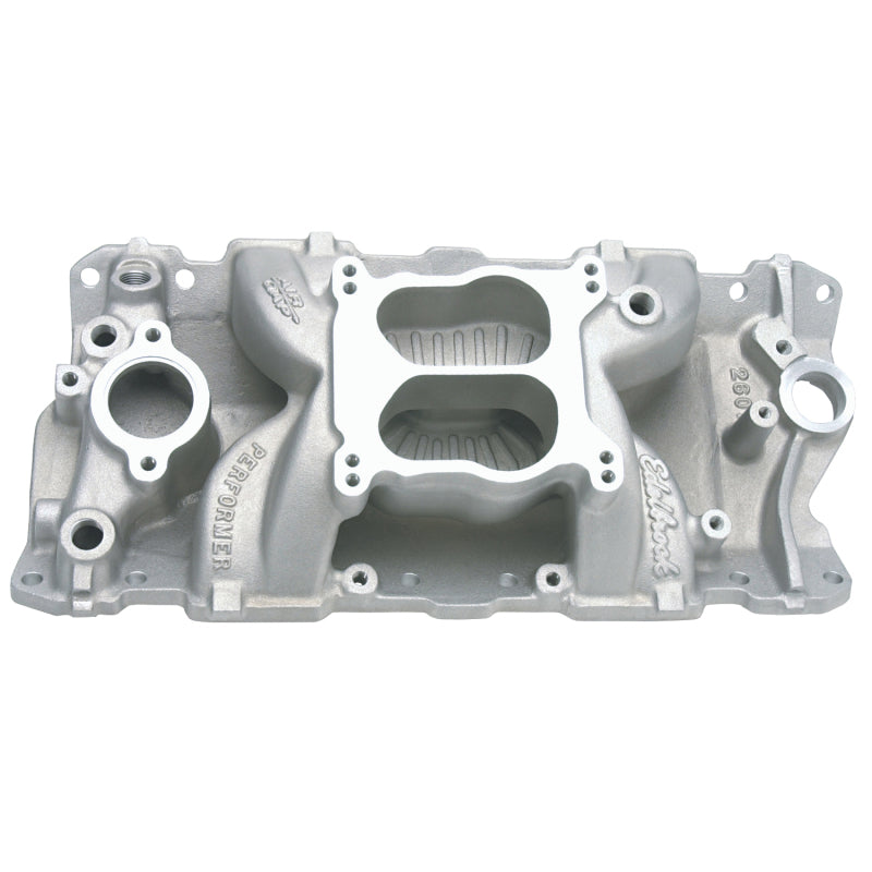 Edelbrock 2601 fits SBC Perf Air Gap Manifold