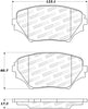 Stoptech 308.0862 Street Brake Pads
