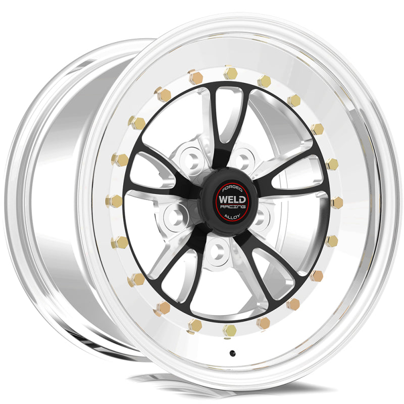 Weld  793B-58206 Full Throttle 15x8 / 5x4.5 BP / 3.5in. BS Black Wheel - Polishe