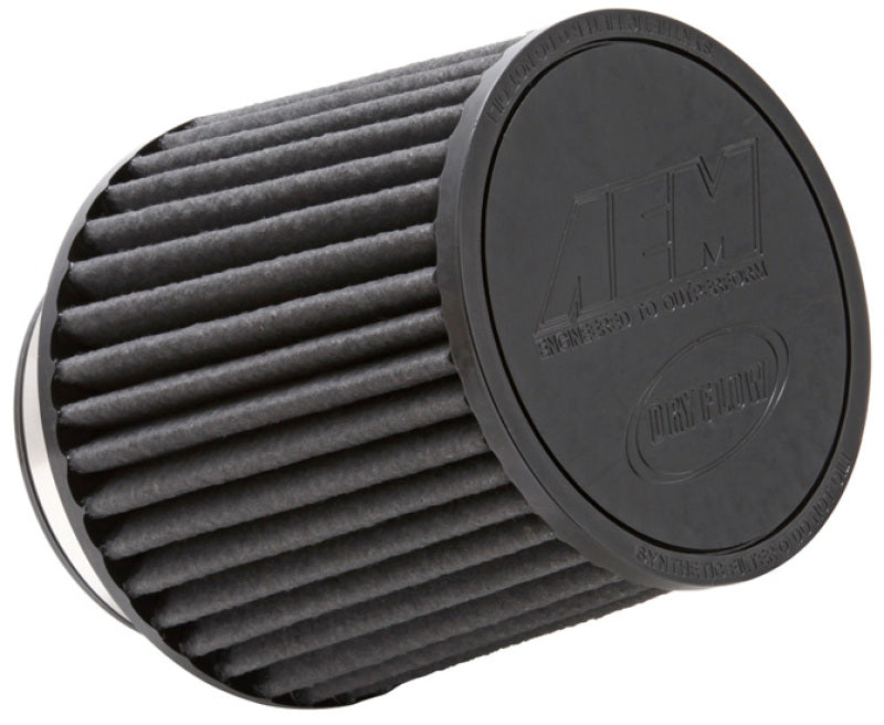 AEM 21-204BF Dryflow Conical Air Filter 6in Base OD x 3.5in Flange ID x 5.25in Height