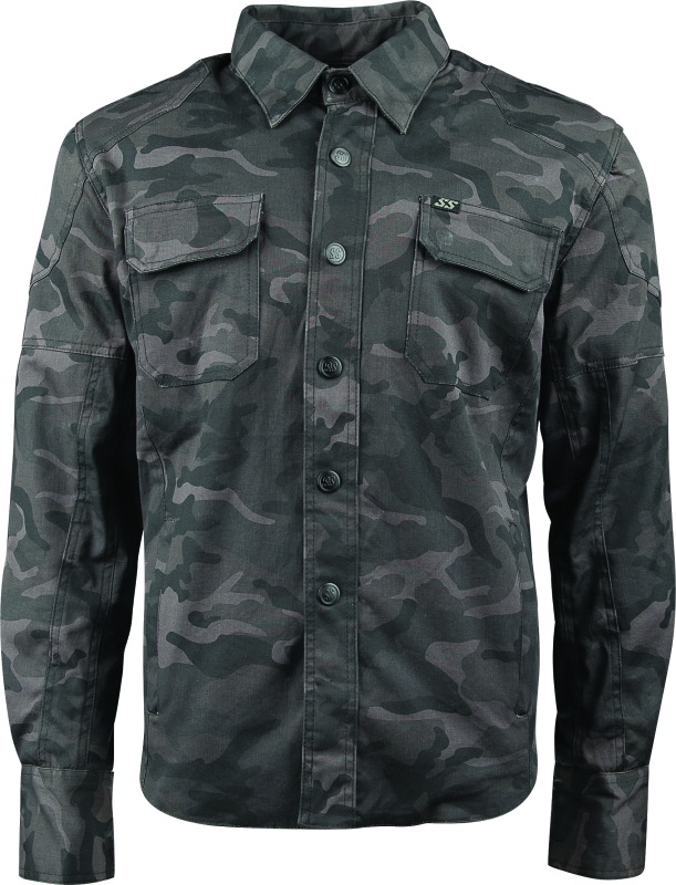 Speed and Strength 889518 Call to Arms Moto Shirt Camouflage - Small