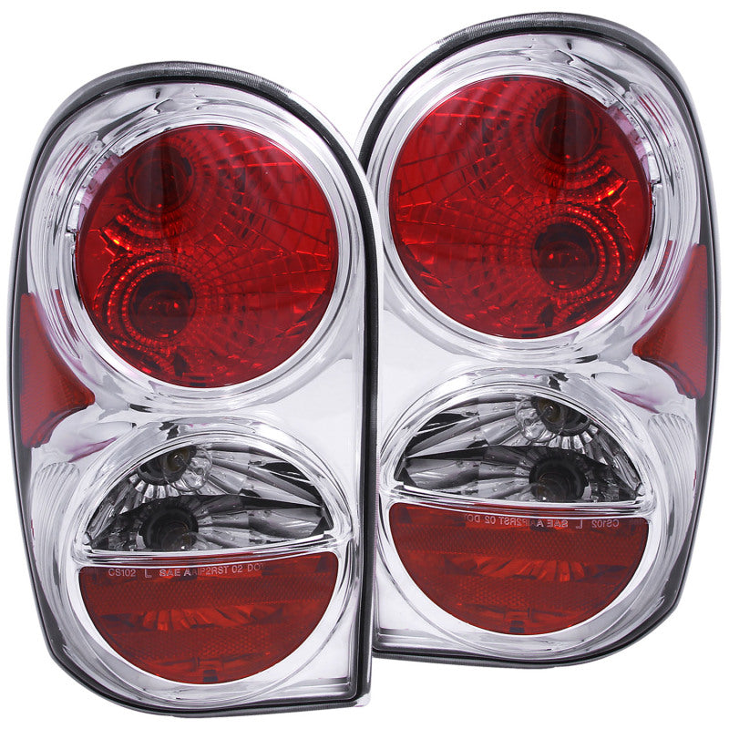 ANZO 211106 2007 fits Jeep 02-20 Liberty Taillights Chrome