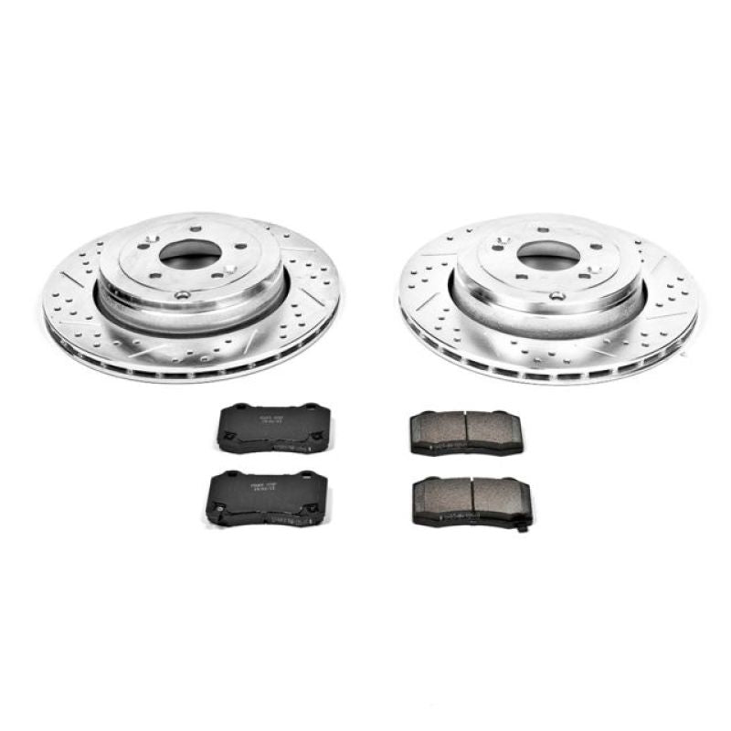 PowerStop fits Hyundai Genesis 10-16 Coupe Rear Z23 Evolution Sport Brake Kit