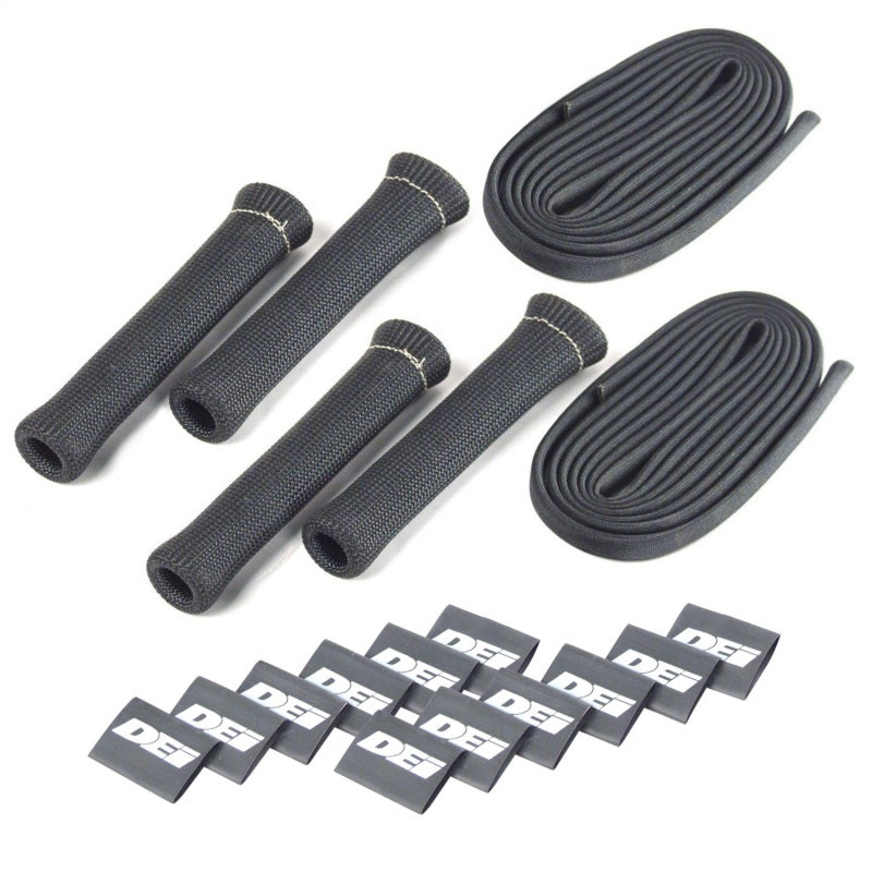 DEI  10584 Protect-A-Boot and Wire 4 Cylinder Kit - Black
