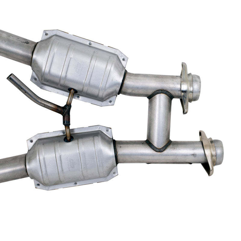 BBK  1563 Mustang 5.0 High Flow H Pipe With Catalytic Converters - 2-1/2