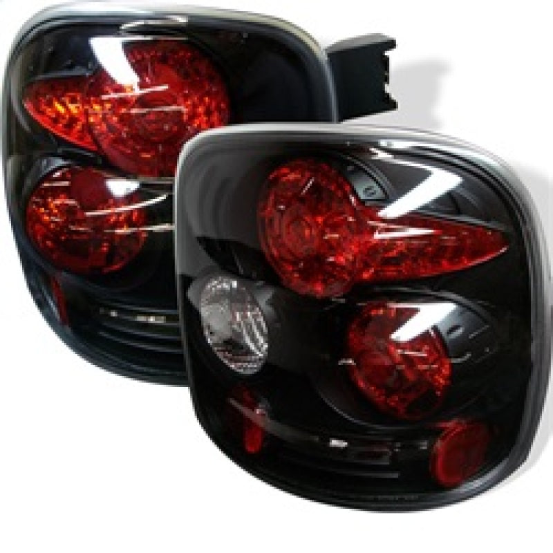 Spyder 5002105 fits Chevy 99-04 Silverado Stepside Euro Style Tail Lights Black