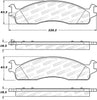 Stoptech 308.0965 Street Brake Pads