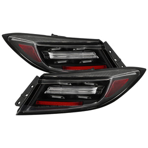 Spyder 5088918 Apex 22-24 fits Toyota GR86/BRZ Full LED Tail Lights - Black (AL