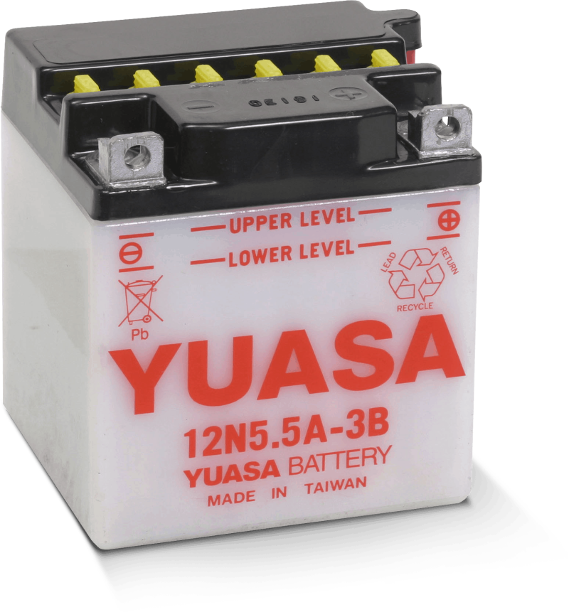 Yuasa YUAM22A5B 12N5.5A-3B Conventional 12 Volt Battery