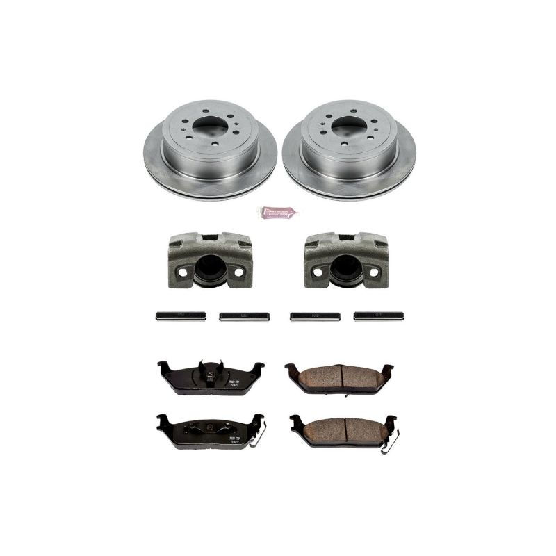 PowerStop KCOE1950 fits Ford 04-11 F-150 Rear Autospecialty Brake Kit w/Calipers