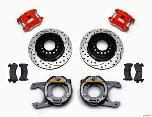 Wilwood 140-12569-DR fits D154 P/S P-B Kit Drilled-Red fits Chevy C-10 2.42 Off