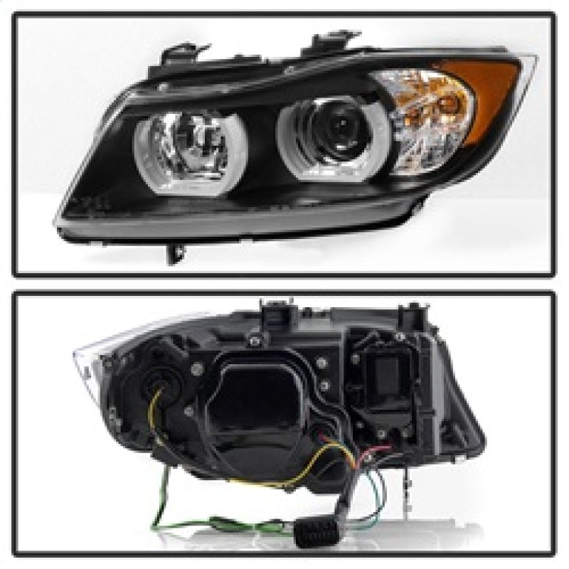 Spyder 5083432 fits BMW 06-08 E90 3-Series 4DR Headlights - Halogen Model Only