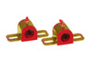 Prothane 19-1182 Universal Greasable Sway Bar Bushings-26MM-Type B Bracket-Red