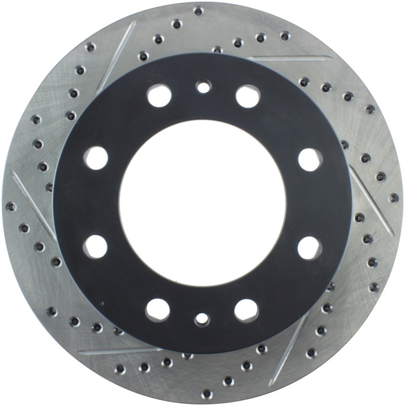 Stoptech 127.66059R 01-09 Chevrolet Silverado 2500HD 3500 Front Right Slotted & Drilled Rotor