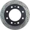 Stoptech 127.66059R 01-09 Chevrolet Silverado 2500HD 3500 Front Right Slotted & Drilled Rotor