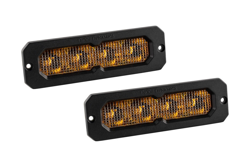 Diode Dynamics DD8169P SS6 Sport Yellow Flood Flush ABL (pair) 3000K