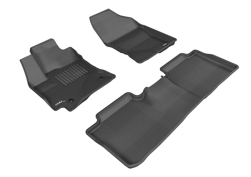 3D MAXpider 2016-2020 fits Kia Sorento Kagu 1st Row Floormat - Black