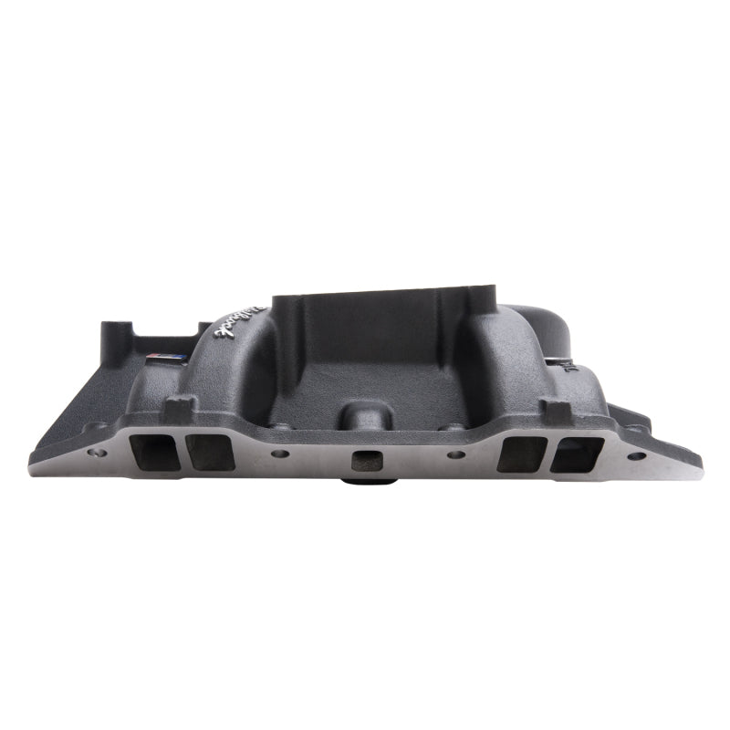 Edelbrock 71933 Performer RPM 440 Manifold Black Powdercoated