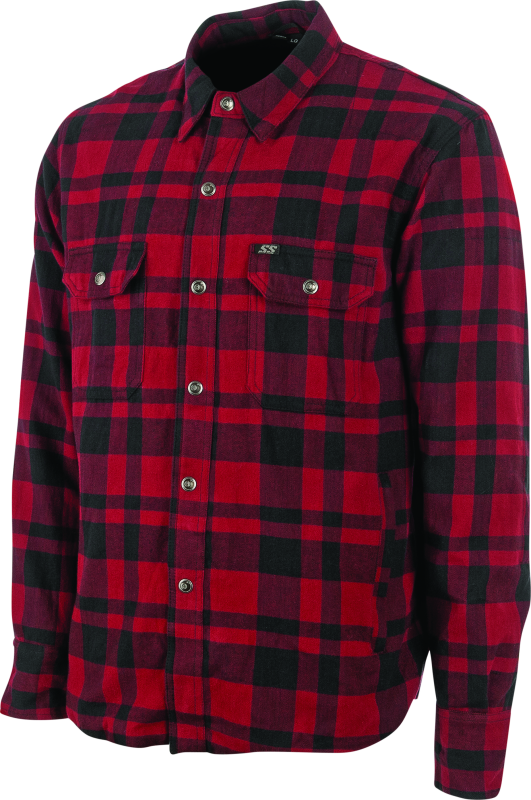 Speed and Strength 892267 Black 9 2.0 Moto Shirt Red - Medium